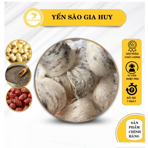 Tổ Yến Thô Nguyên Chất Cao Cấp Hộp 50-100 gram (Loại 1) - Yến Sào Gia Huy Phú Quốc