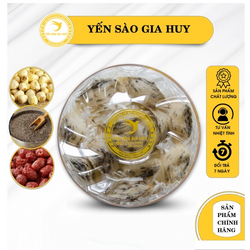 Tổ Yến Thô Nguyên Chất Cao Cấp Hộp 50-100gram (Loại 2) - Yến Sào Gia Huy Phú Quốc